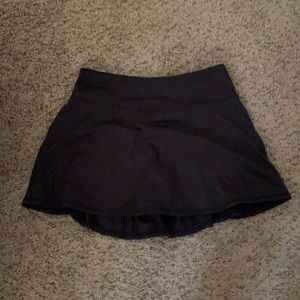 black tennis skirt